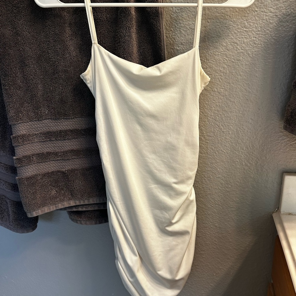 SHEIN white tight dress